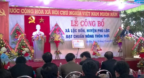 Chủ tịch UBND huyện Nguyễn Văn Mạnh phát biểu khai mạc buổi lễ
